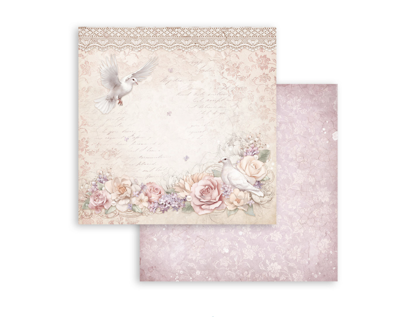 Stamperia Paper Pad 12X12 - Romance Forever - 5
