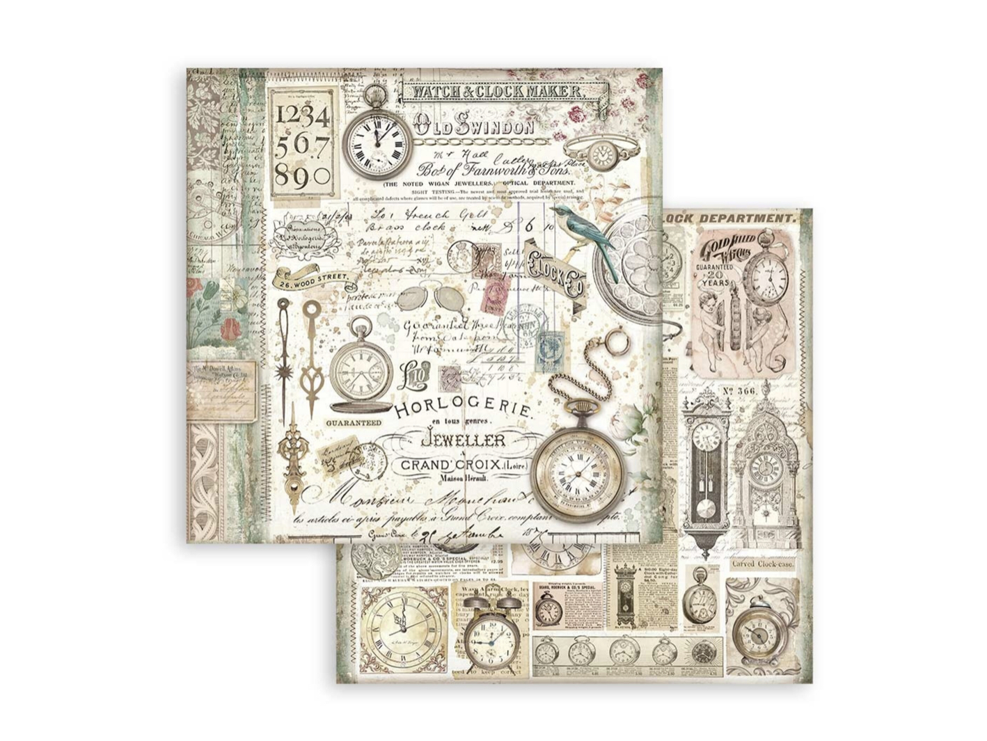 Stamperia - Brocante Antiques - Clocks