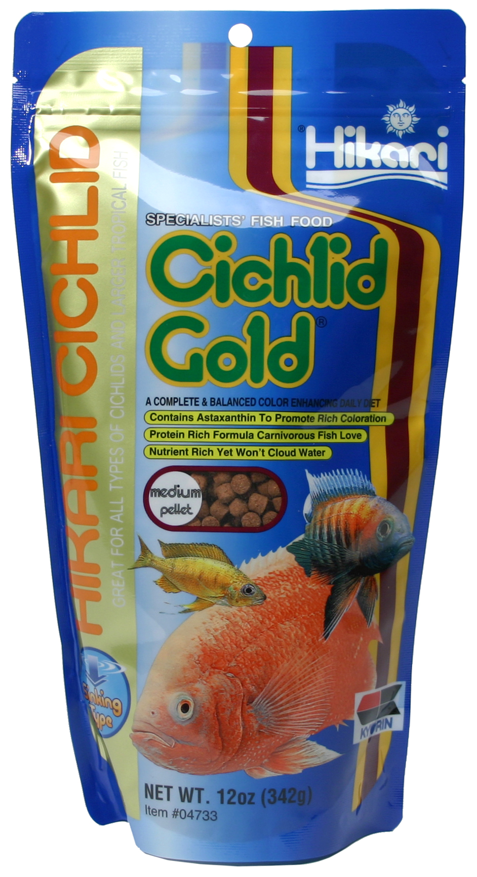 Hikari Pellets Ciklid Gold Sinking Medium 342g