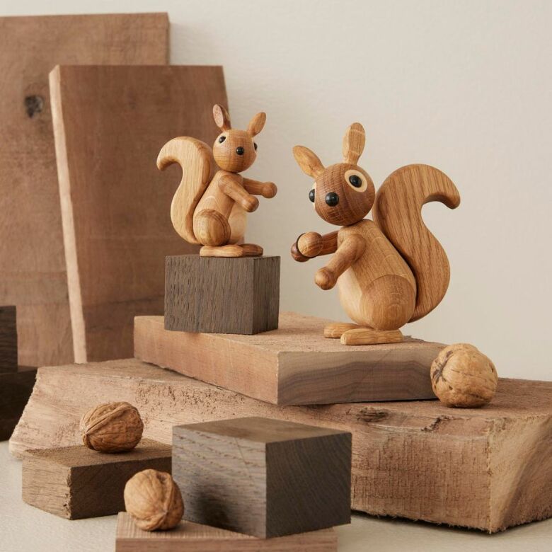 Peanut Ekorrunge Trädekoration 8,5 cm Ek - 4