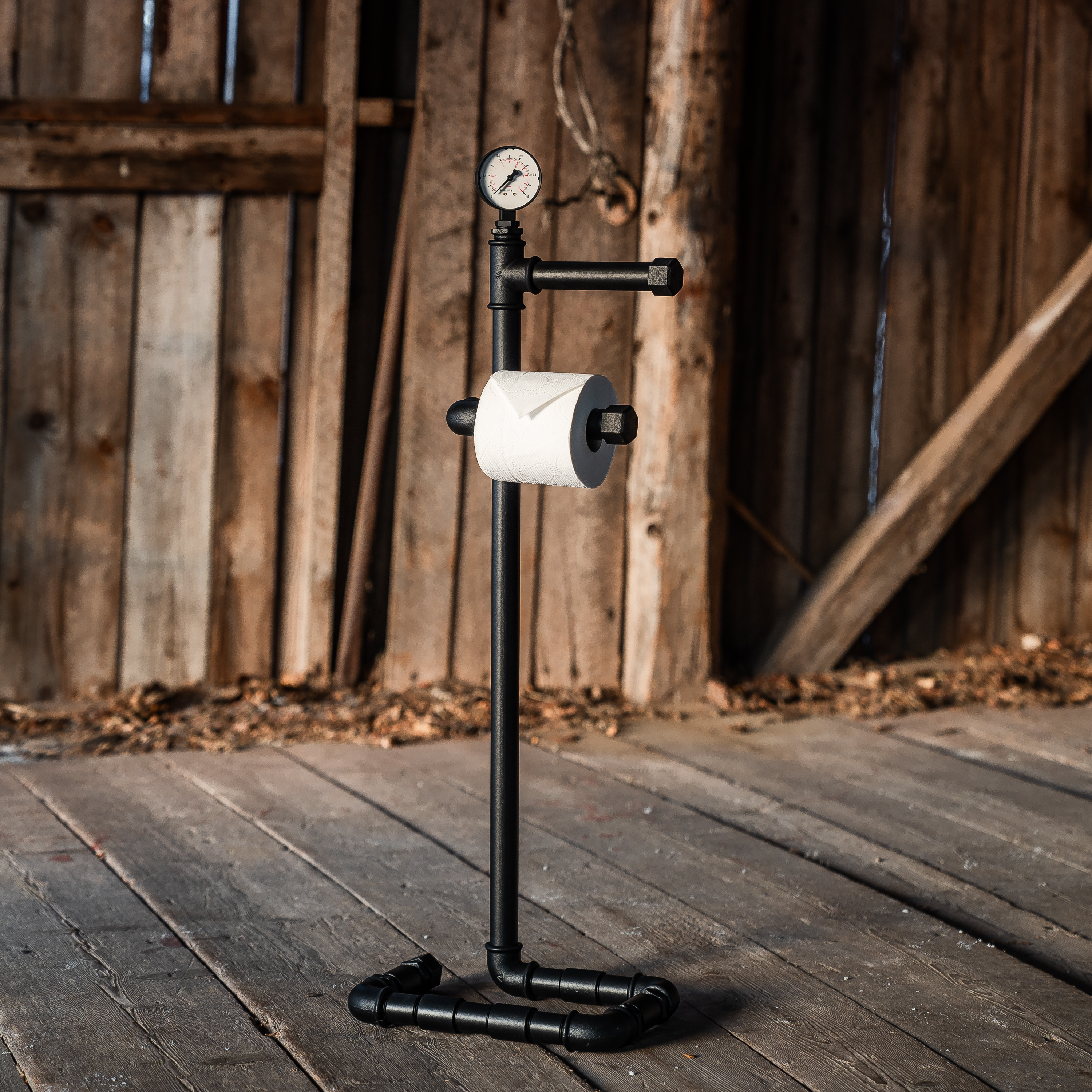 Toilettenpapierhalter Boden – Doppelt