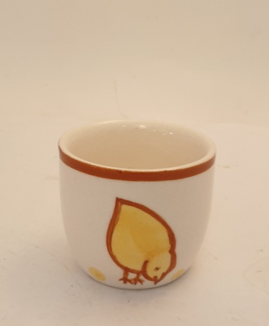 Äggkopp med handmålad kyckling - 2
