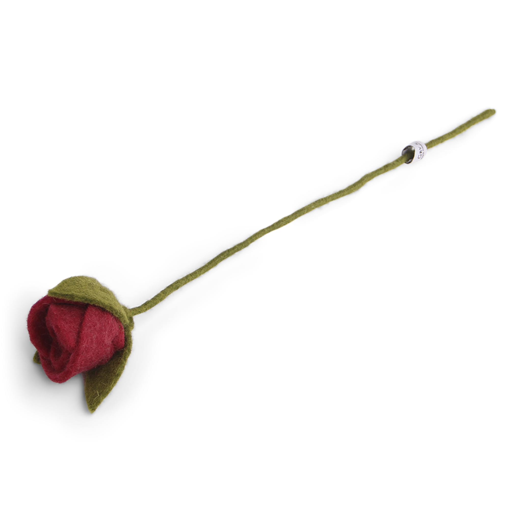 Dunkelrote einzelne Rose