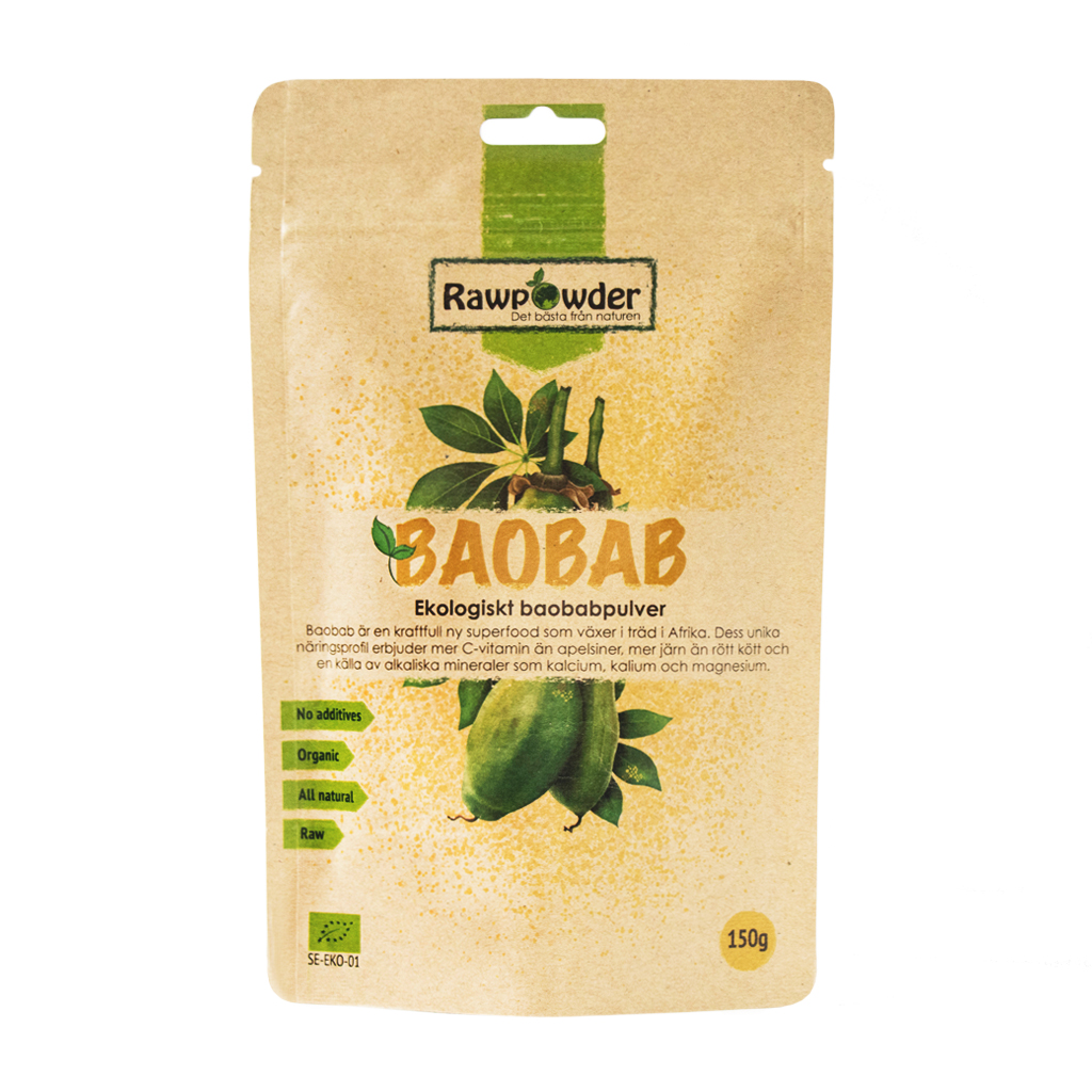 Baobab pulver 150g  - Rawpowder