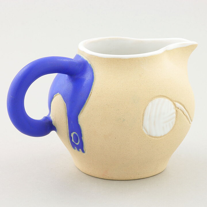 フィファリャ・ルナ・ランゲルンド  青いネコのクリーマー  14/8cm  1980年代  [サンプル画像] 