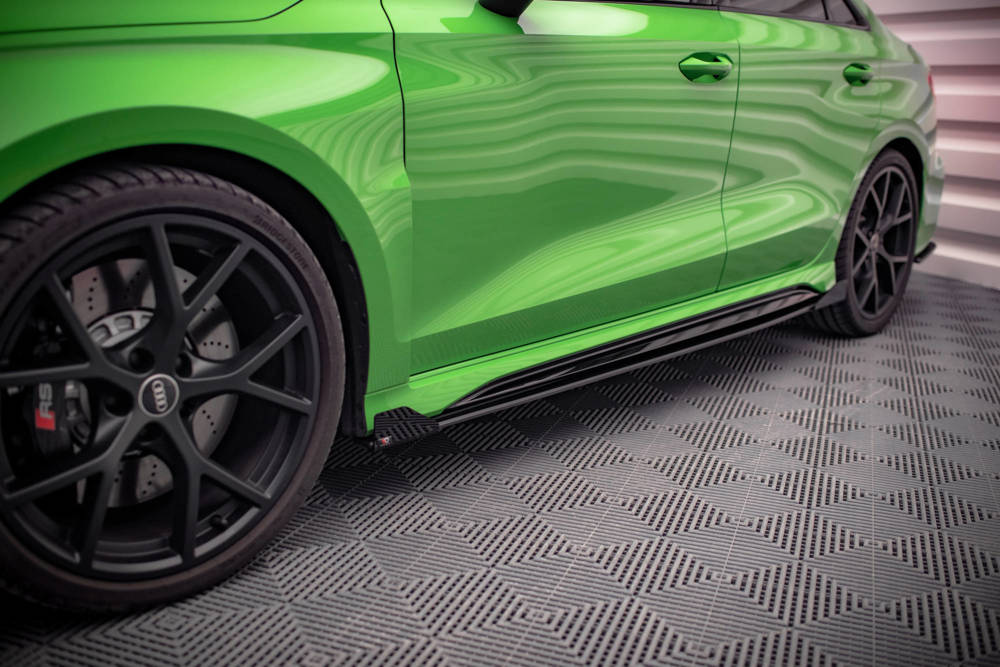 Maxton - STREET PRO SIDE SKIRTS DIFFUSERS + FLAPS AUDI RS3 SEDAN 8Y - 3