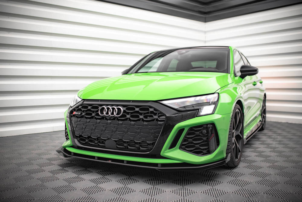 Maxton - STREET PRO FRONT SPLITTER V.1 + FLAPS AUDI RS3 8Y - 3