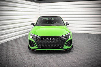 Maxton - STREET PRO FRONT SPLITTER V.1 + FLAPS AUDI RS3 8Y
