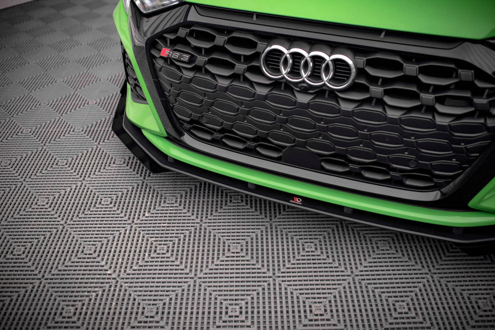 Maxton - STREET PRO FRONT SPLITTER V.1 + FLAPS AUDI RS3 8Y - 4