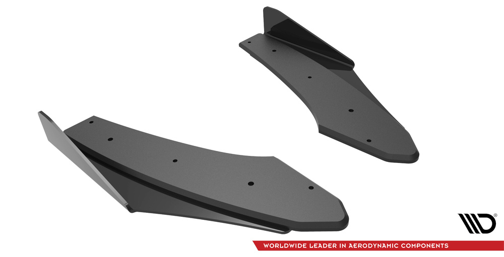 Maxton - STREET PRO REAR SIDE SPLITTERS + FLAPS AUDI S3 SEDAN 8Y - 7