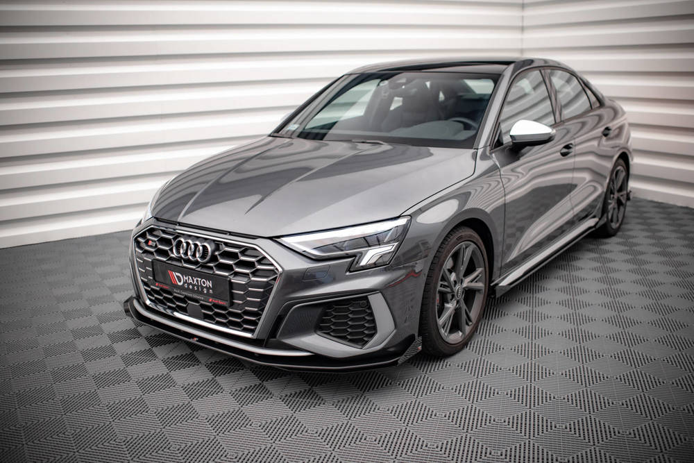 Maxton - STREET PRO FRONT SPLITTER V.1 + FLAPS AUDI S3 / A3 S-LINE 8Y - 5