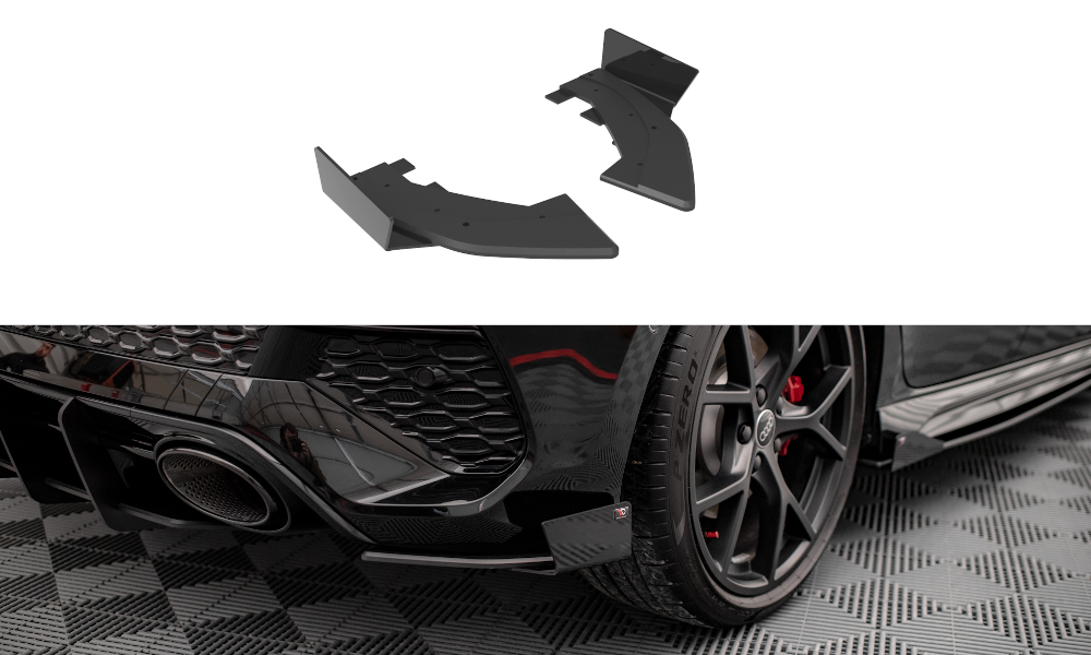 Maxton - STREET PRO REAR SIDE SPLITTERS + FLAPS AUDI RS3 SPORTBACK 8Y