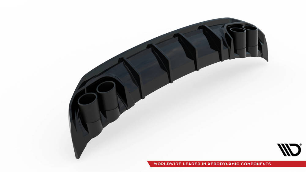 Maxton - REAR VALANCE + EXHAUST ENDS IMITATION AUDI A3 S-LINE SPORTBACK 8Y - 6