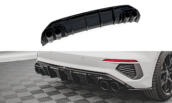 Maxton - REAR VALANCE + EXHAUST ENDS IMITATION AUDI A3 S-LINE SPORTBACK 8Y