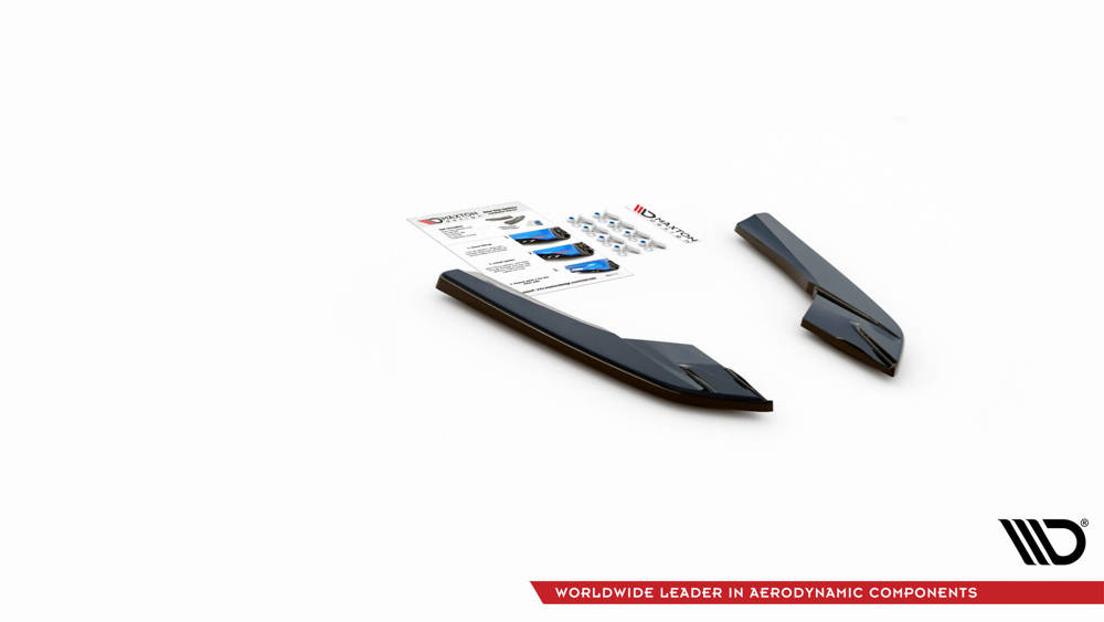 Maxton - REAR SIDE SPLITTERS AUDI S3 SEDAN 8V - 5