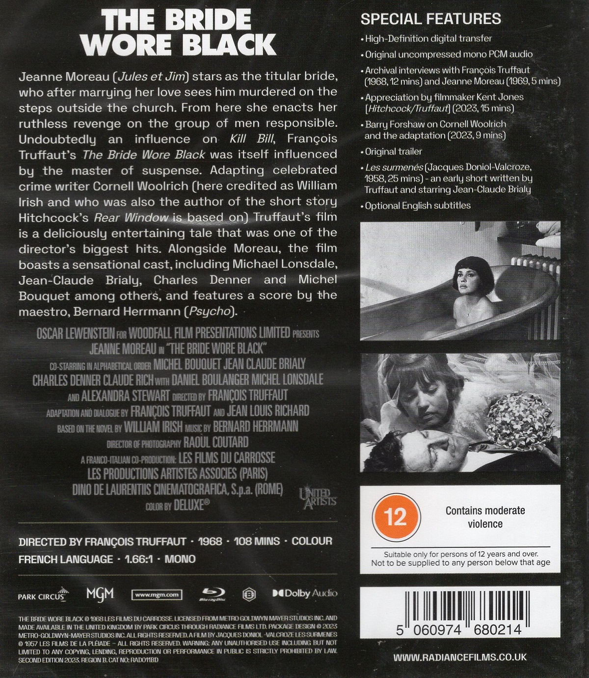 Bride Wore Black (ej svensk text) (Blu-ray) - 2