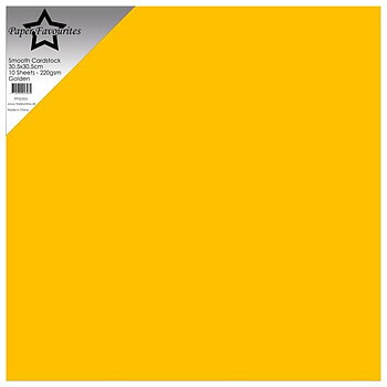 Cardstock Paper Favourites Släta 503 -Golden