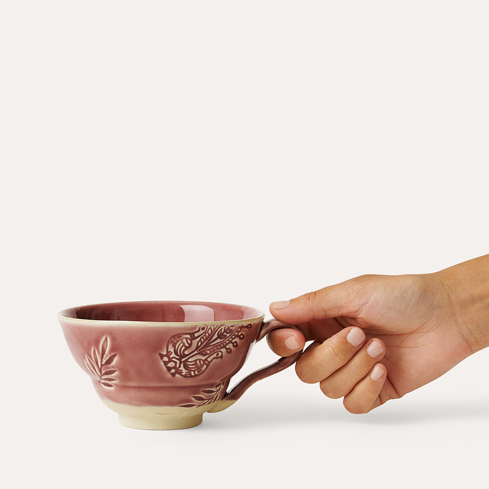 STHÅL Kopp med handtag Old rose - 2