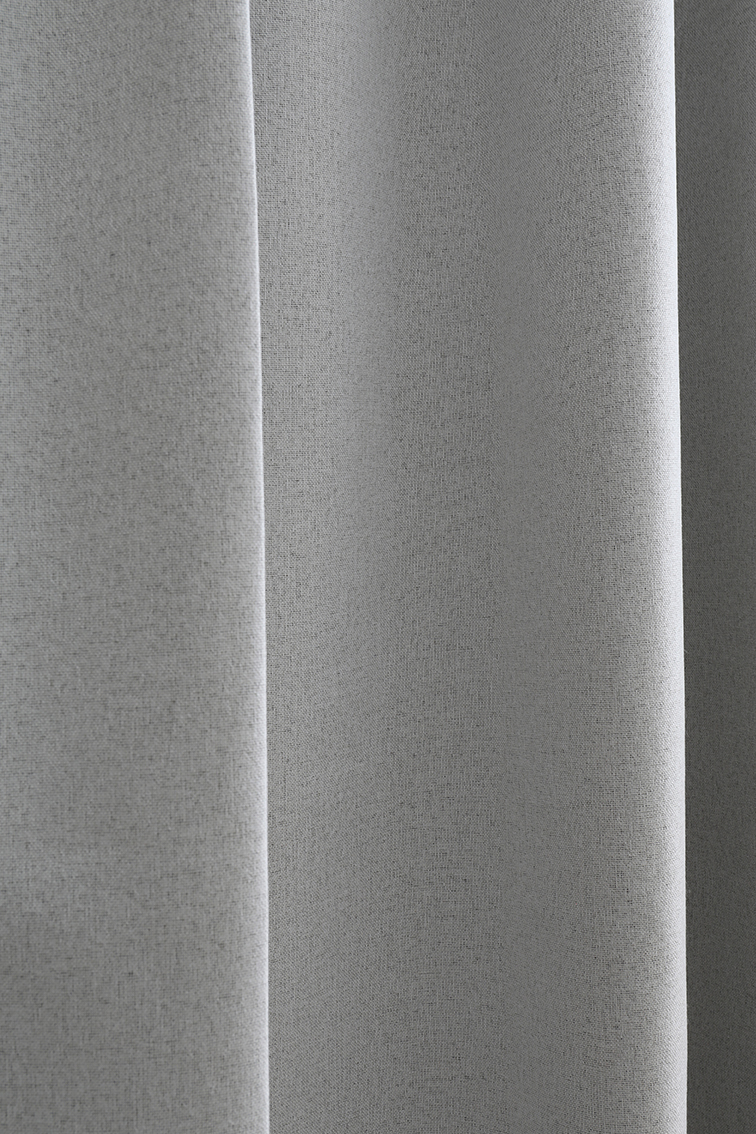 Hotellgardin Black Out Grå dubbel bredd  Höjd 290 cm - 3