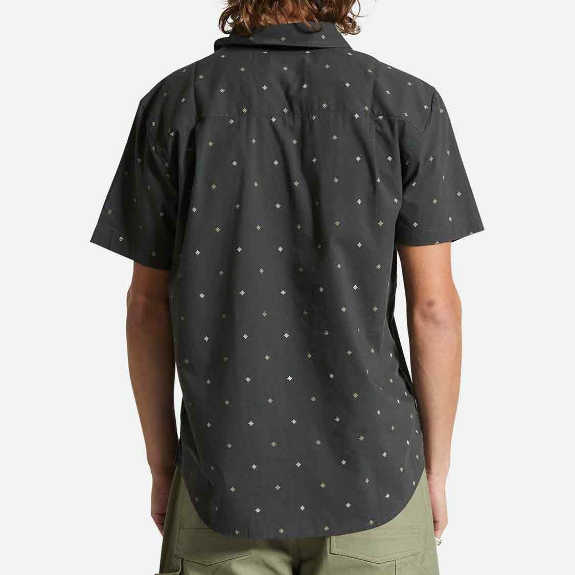 Brixton - Charter Print S/S Washed Black Pyramid - 2