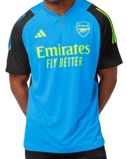 2023/2024 ARSENAL ADIDAS PROTRAINING SHIRT - LJUSBLÅ