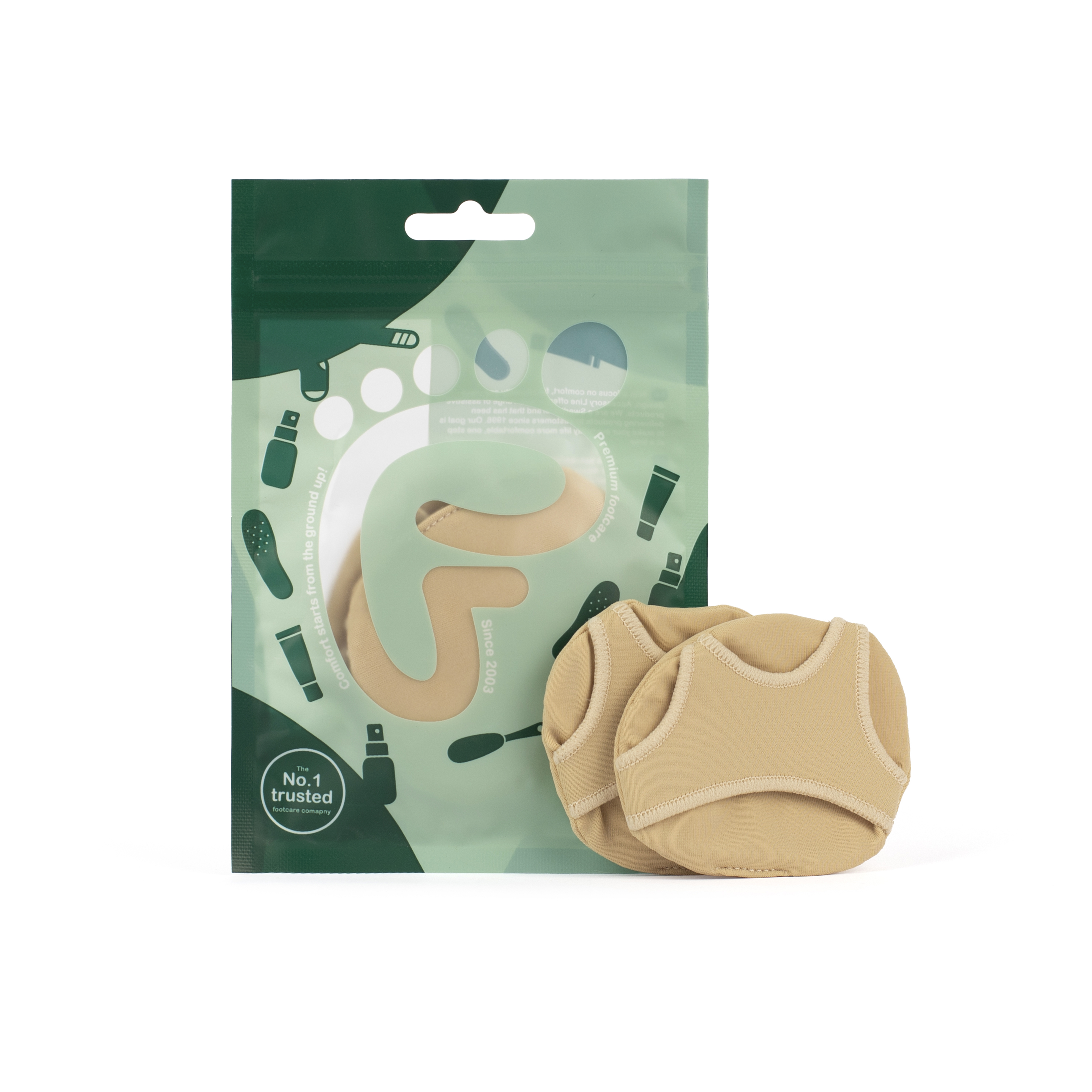 Framfotsinl&auml;gg - 2 st - Skyddar vid ont under foten