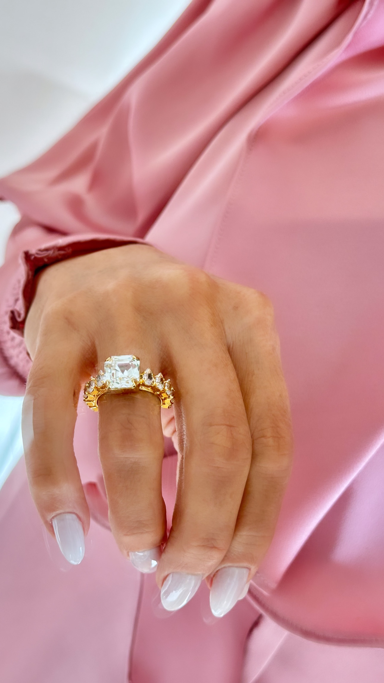Ring Marilyn Clear Gold - 6