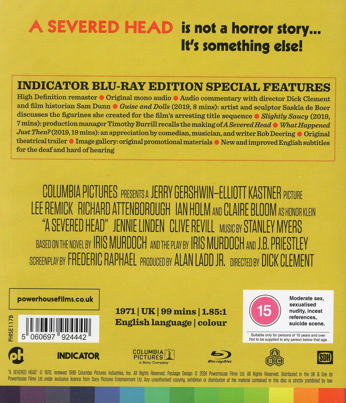 A Severed Head (ej svensk text) (Blu-ray) - 2