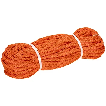 Flätat rep pp 4mm 50m orange max 180kg