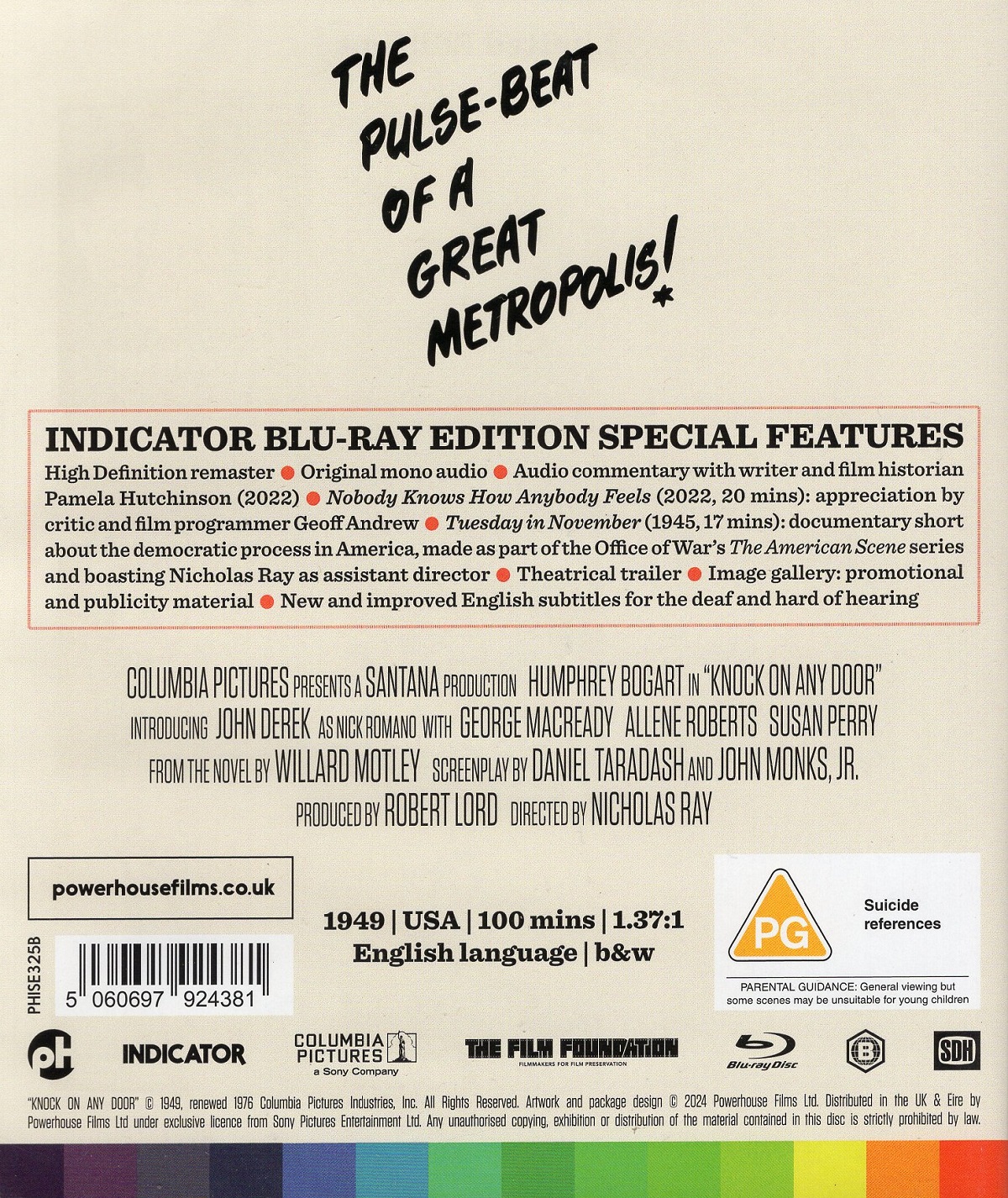 Knock On Any Door (ej svensk text) (Blu-ray) - 2