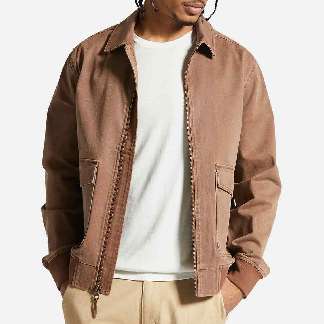 Brixton - Dillinger Station Jacket Sepia Sol Wash - 2