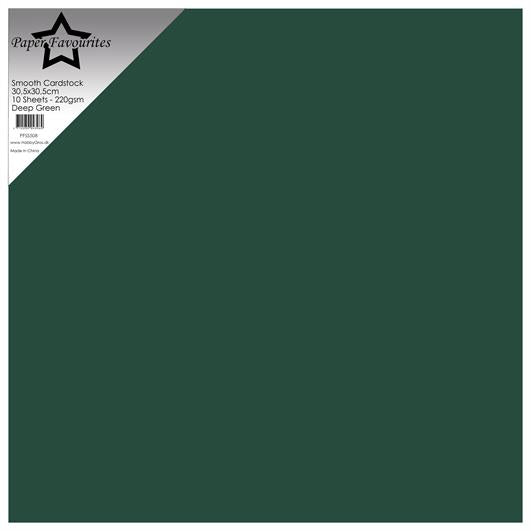 Cardstock Paper Favourites Släta 508 -Deep Green