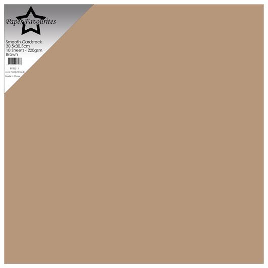 Cardstock Paper Favourites Släta 511 -Brown