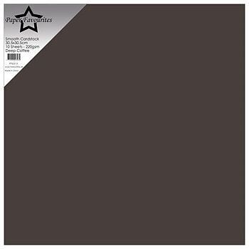 Cardstock Paper Favourites Släta 513 -Deep Coffee