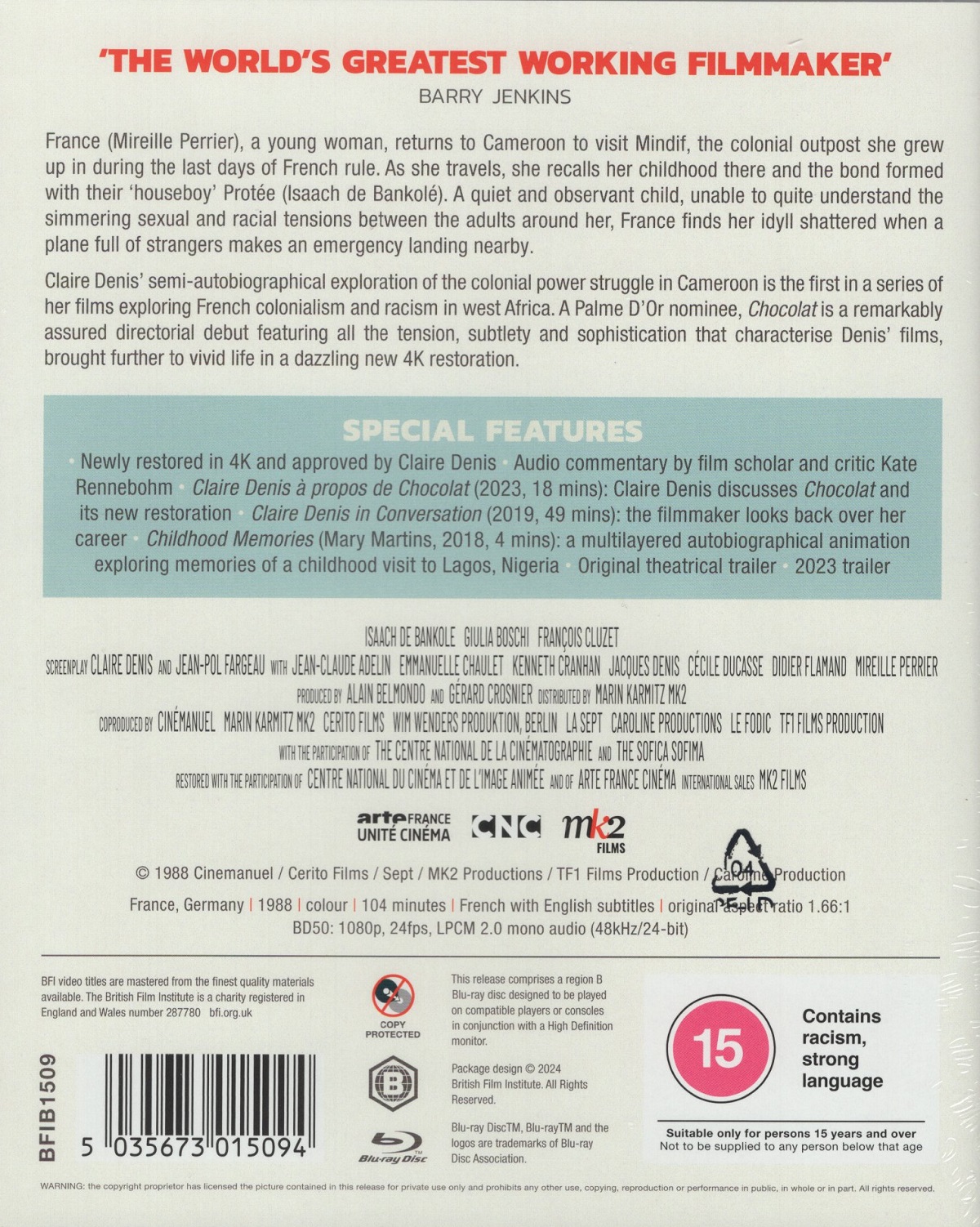 Chocolat (ej svensk text) (Blu-ray) - 2