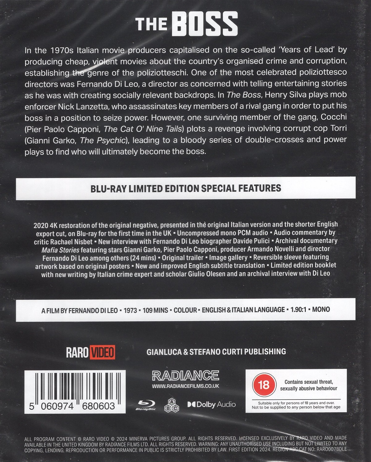 The Boss (Limited Edition) (ej svensk text) (Blu-ray) - 2