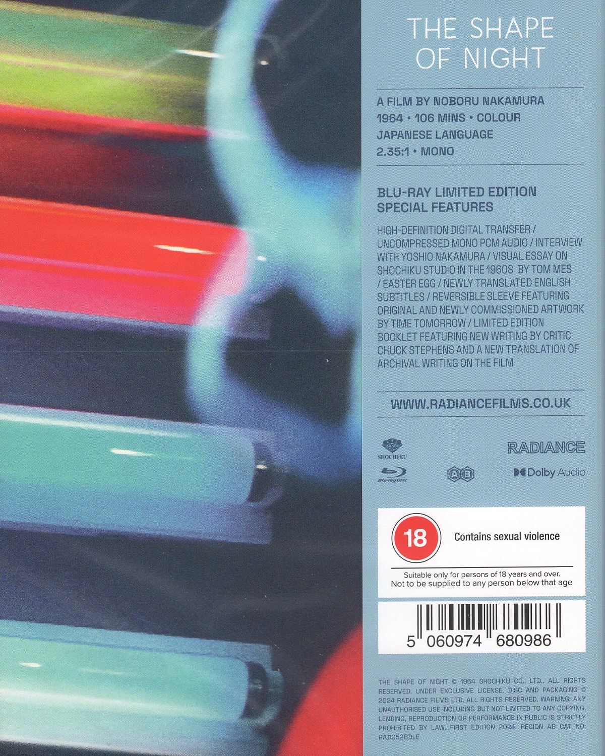 The Shape Of Night (Limited Edition) (ej svensk text) (Blu-Ray) - 2