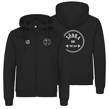 Ziphood med tryck