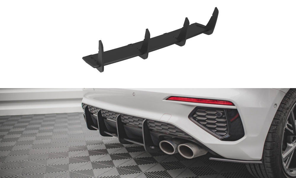 Maxton Design - STREET PRO REAR DIFFUSER AUDI S3 SPORTBACK 8Y
