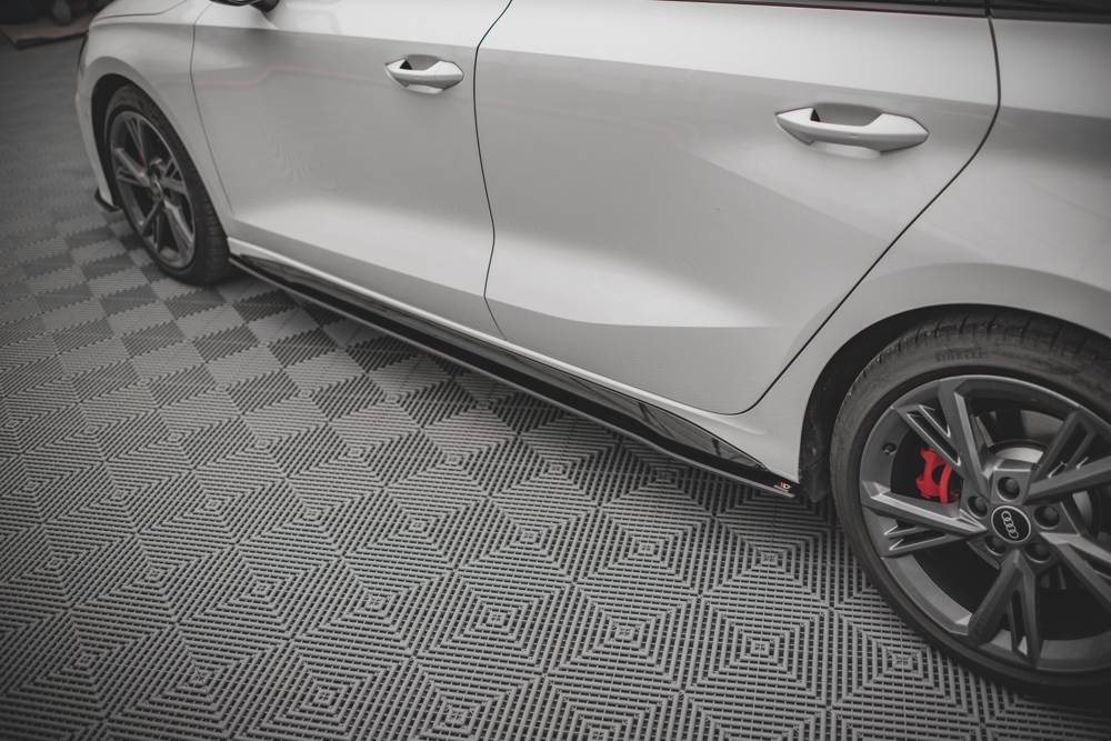 Maxton Design - STREET PRO SIDE SKIRTS DIFFUSERS AUDI S3 / A3 S-LINE 8Y - 4