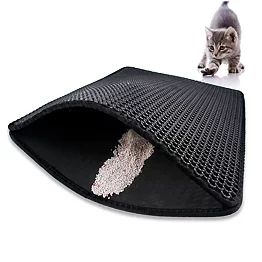 Matta för kattsand