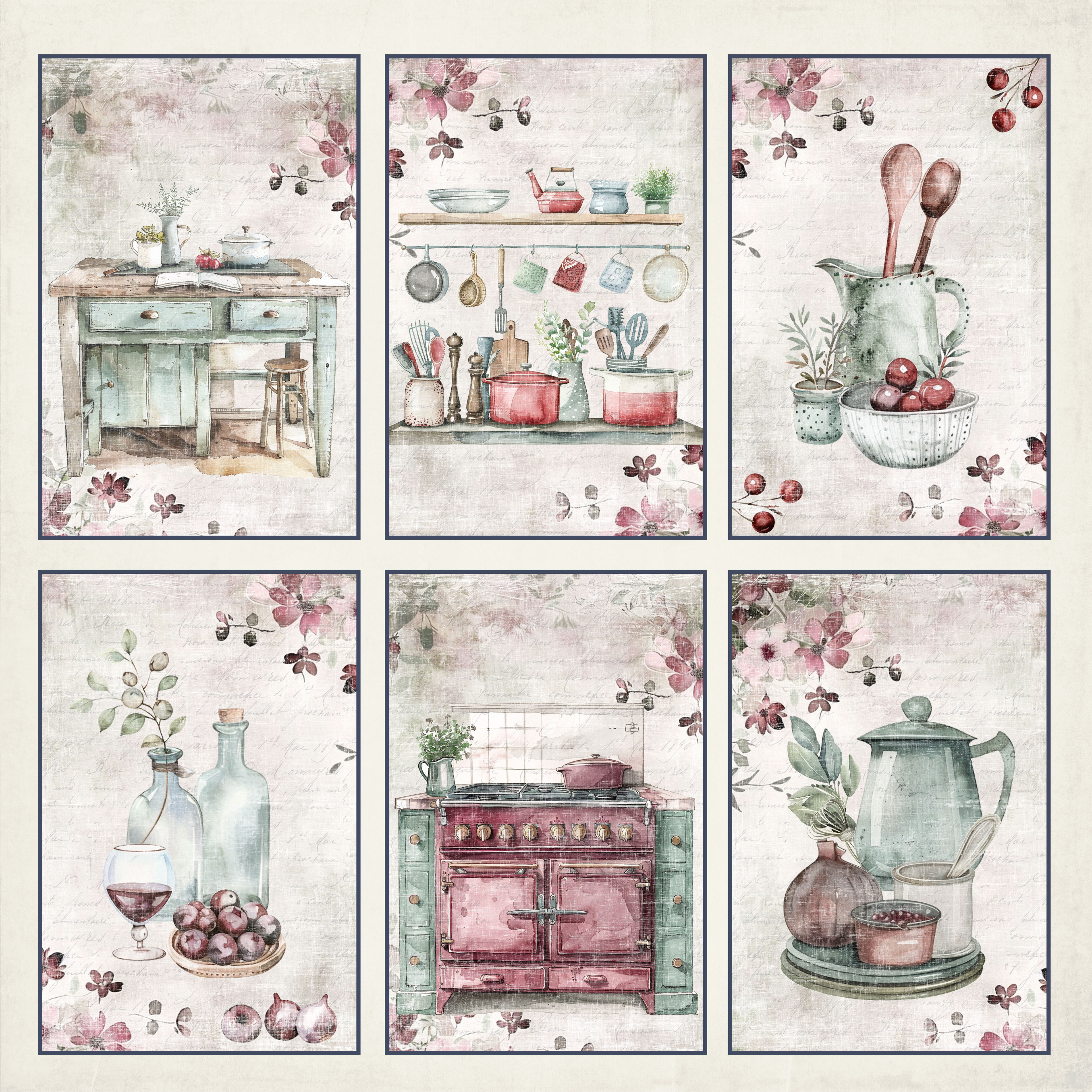Paperpack Reprint - Kitchen Collection -  8x8 - 10