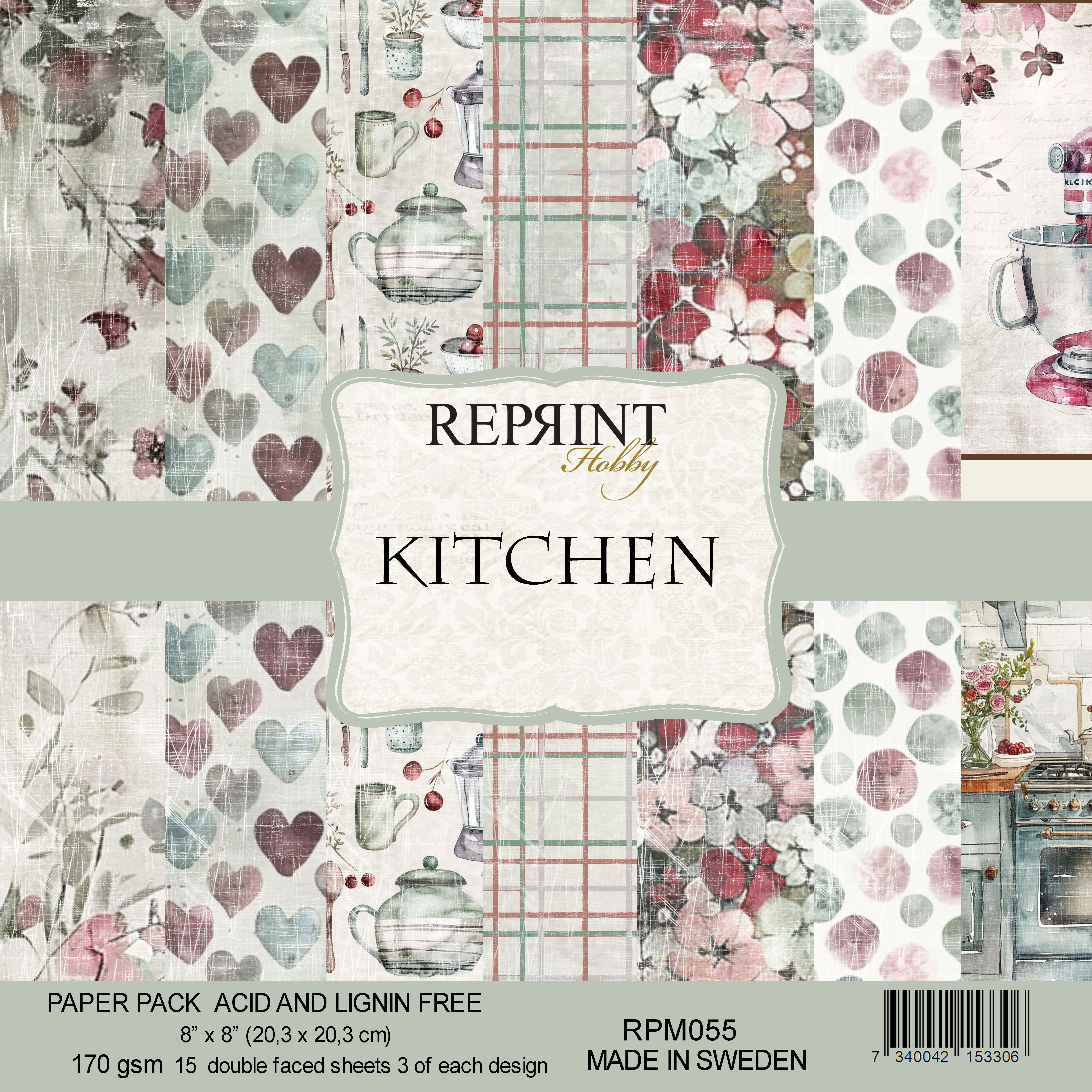Paperpack Reprint - Kitchen Collection -  8x8