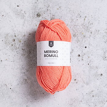 Järbo Merino Bomull 50g Fusion Coral 34005