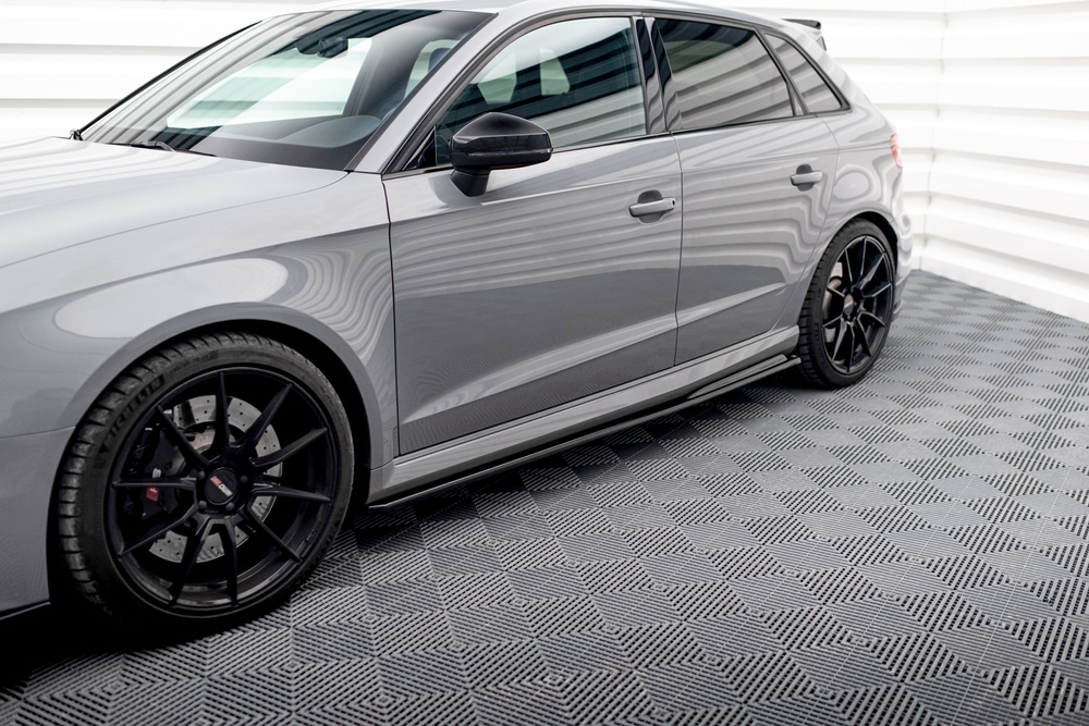 Maxton Design - SIDE SKIRTS DIFFUSERS V.2 AUDI RS3 8V SPORTBACK FACELIFT