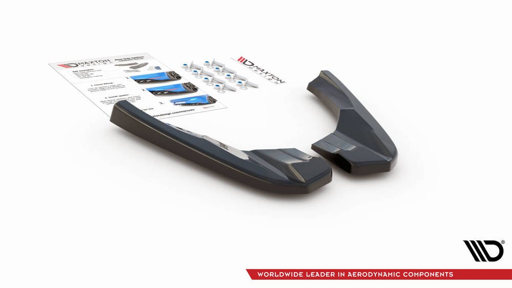 Maxton Design - REAR SIDE SPLITTERS V.2 AUDI RS3 8V SPORTBACK FACELIFT - 7