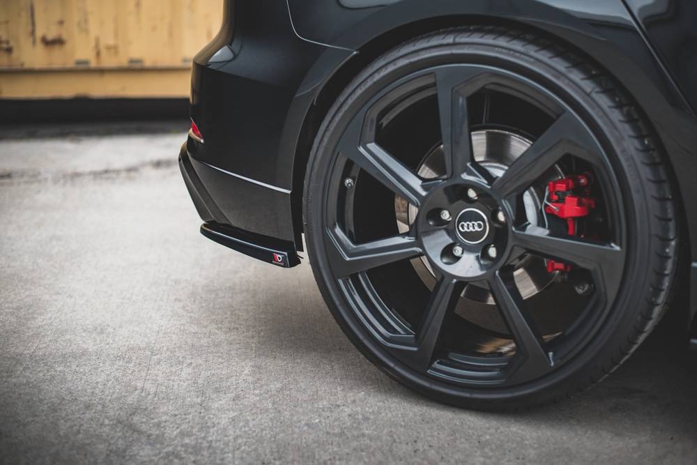 Maxton Design - REAR SIDE SPLITTERS V.2 AUDI RS3 8V SPORTBACK FACELIFT - 5