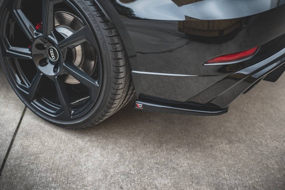 Maxton Design - REAR SIDE SPLITTERS V.2 AUDI RS3 8V SPORTBACK FACELIFT - 4