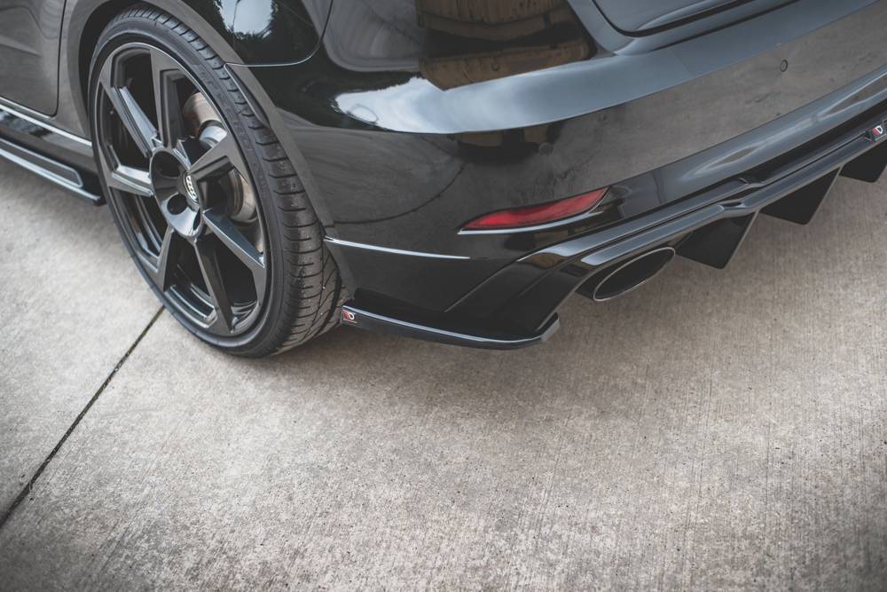 Maxton Design - REAR SIDE SPLITTERS V.2 AUDI RS3 8V SPORTBACK FACELIFT - 3