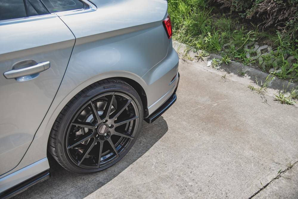 Maxton - REAR SIDE SPLITTERS V.2 AUDI S3 SEDAN 8V FACELIFT - 4